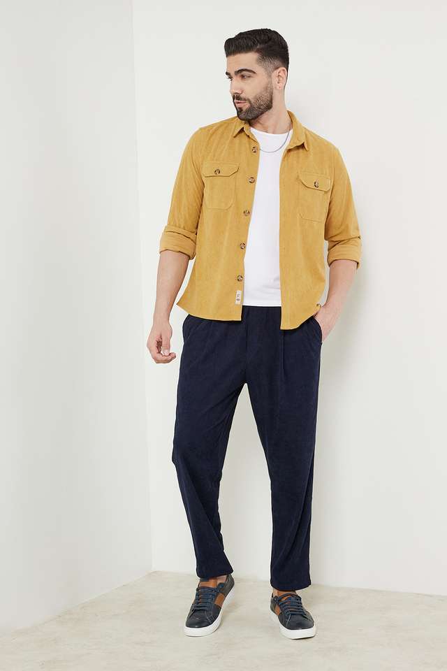 Textured-Polyester-Regular-Fit-Men-s-Casual-Trousers