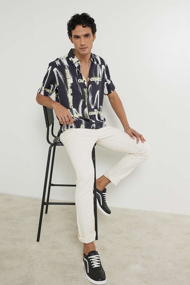 Printed-Viscose-Slim-Fit-Men-s-Casual-Shirt