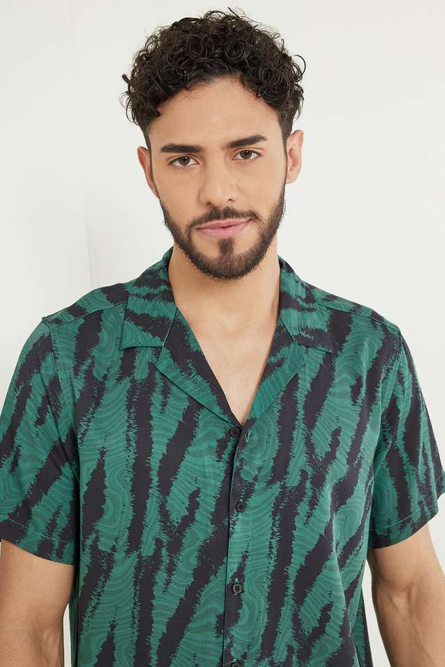 Printed-Viscose-Slim-Fit-Men-s-Casual-Shirt