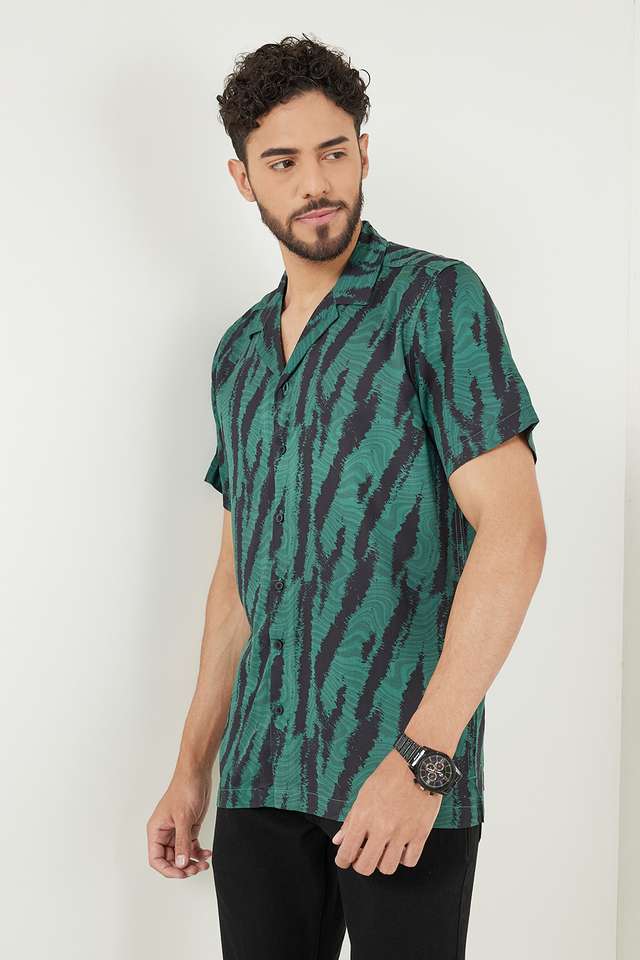 Printed-Viscose-Slim-Fit-Men-s-Casual-Shirt