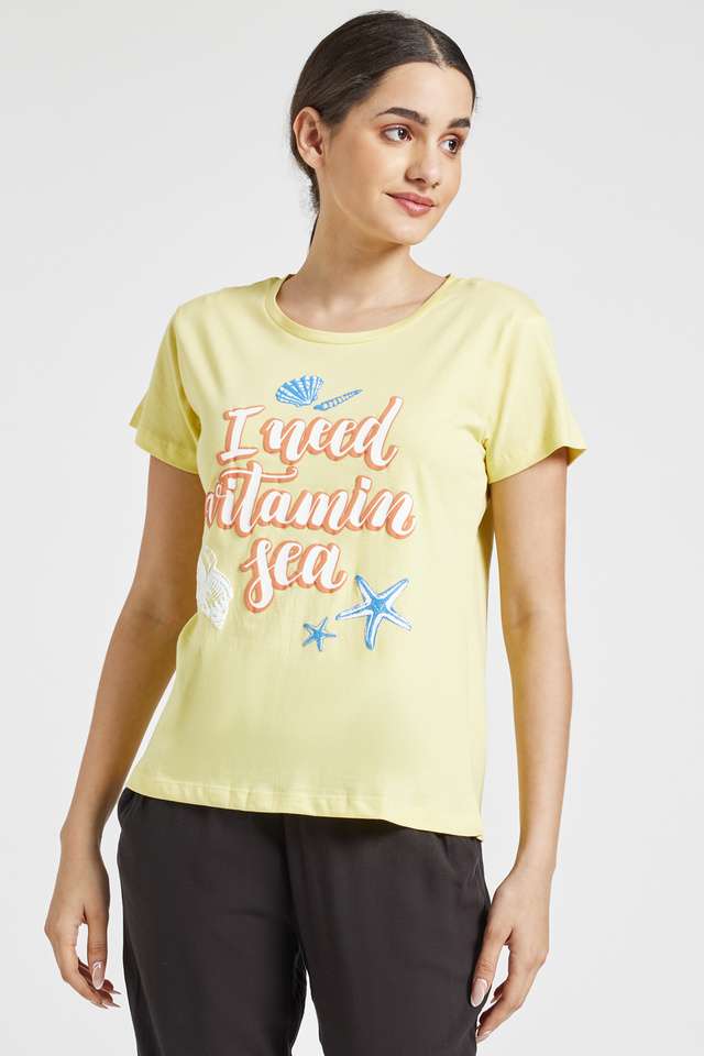 Printed-Cotton-Round-Neck-Women-s-T-Shirt