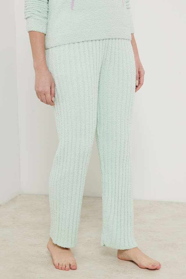 Solid-Polyester-Women-s-Casual-Wear-Pyjama