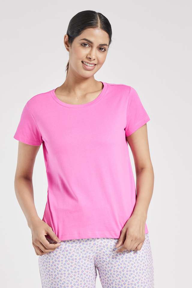 insense Solid Cotton Blend V Neck Women's T-Shirt-picture-38