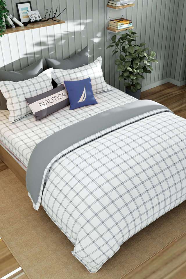 Super-Fine-100--Egyptian-Satin-Cotton-King-Bedsheet-with-2-Pillow-Covers