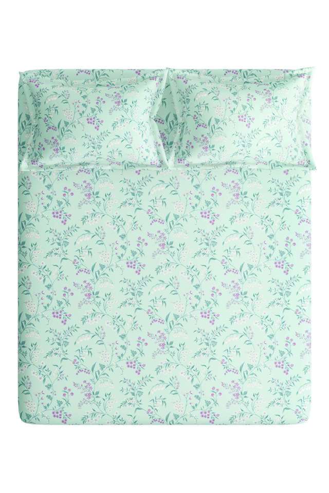 Cotton-Super-King-Bedsheet-with-2-Pillow-Covers