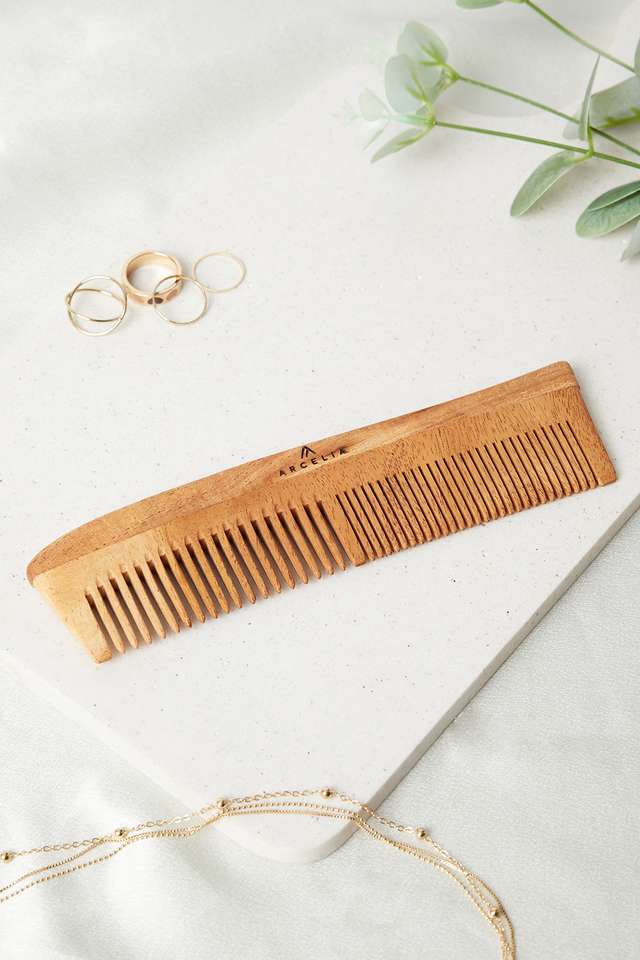 Organic-Pure-Neem-Classic-Wood-Comb---Brown