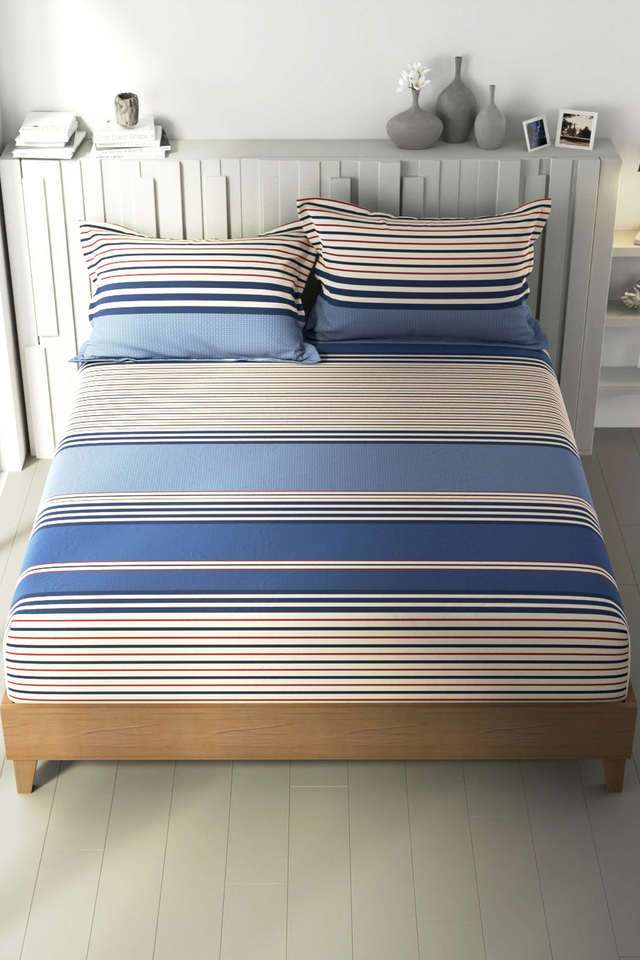 100--Premium-Cotton-King-Bedsheet-with-2-Pillow-Covers