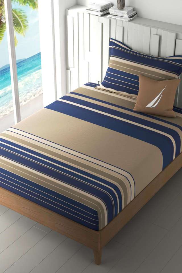 100--Premium-Cotton-Single-Bedsheet-with-1-Pillow-Cover