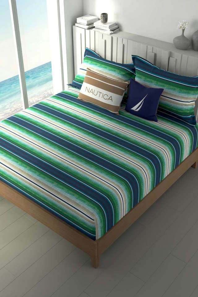 100--Premium-Cotton-Fitted-Elastic-Corners-King-Bedsheet-with-2-Pillow-Covers