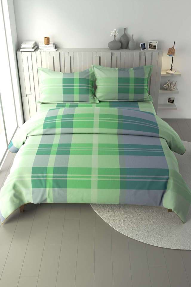 100--Premium-Cotton-Fabric-Double-Comforter-With-1-King-Bedsheet-And-2-Pillow-Covers