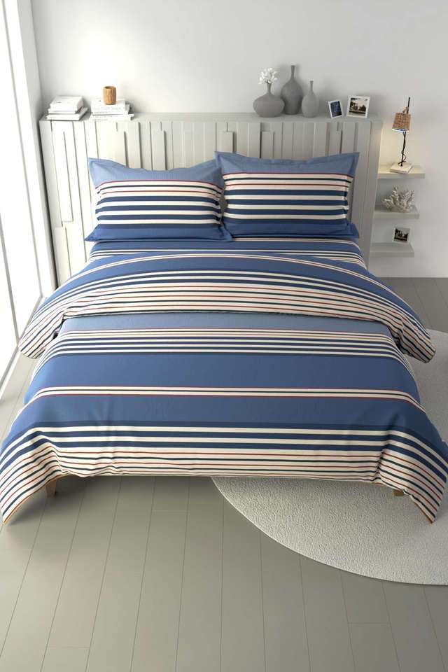 100--Premium-Cotton-Fabric-Double-Comforter-With-1-King-Bedsheet-And-2-Pillow-Covers