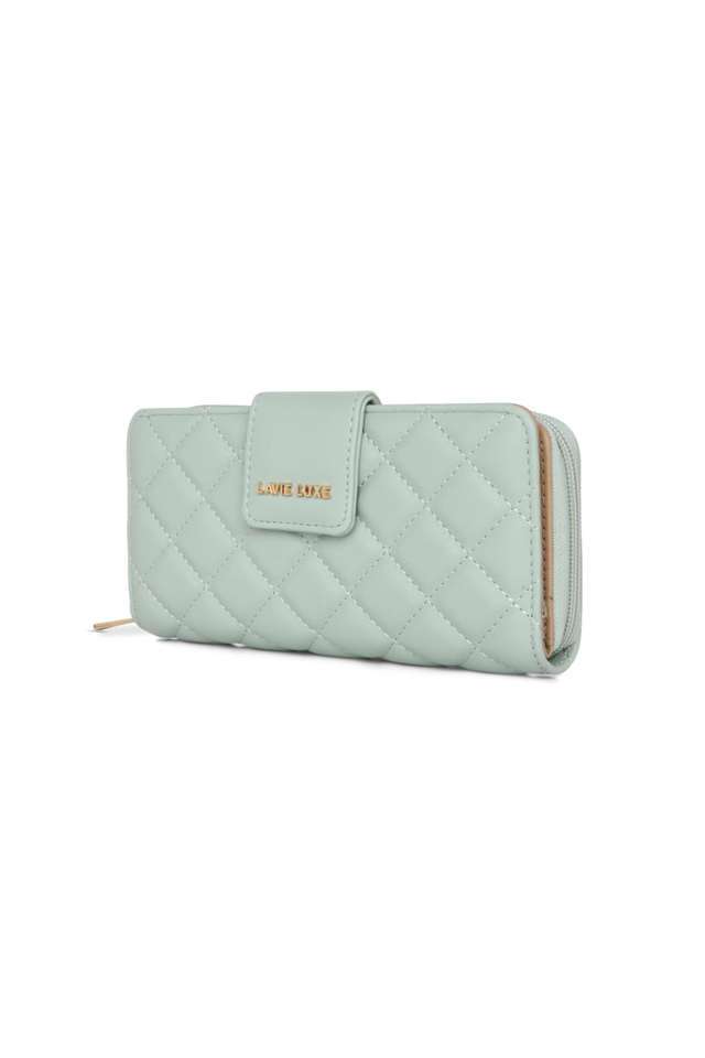 Zipper-Diamond-PU-Women-s-Casual-Wear-Wallet