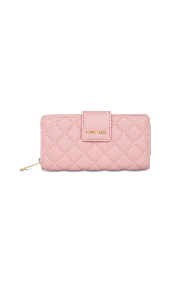 Zipper-Diamond-PU-Women-s-Casual-Wear-Wallet