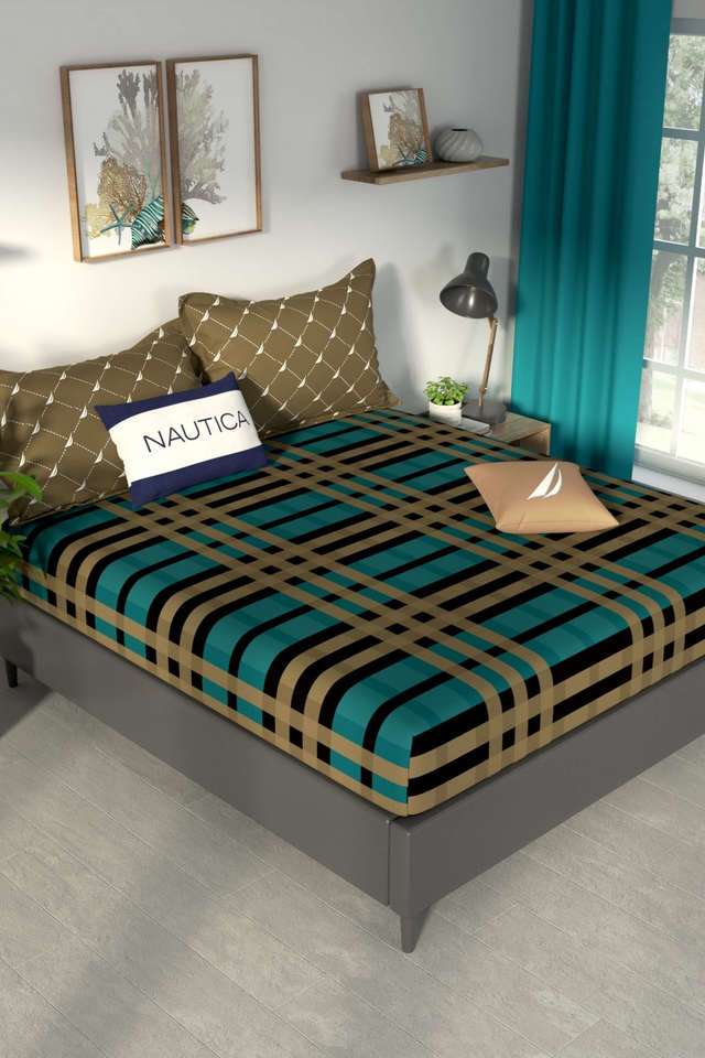 Pacific-Coast-100--Premium-Cotton-King-Bedsheet-With-2-Pillow-Covers