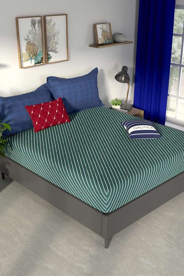 Pacific-Coast-100--Premium-Cotton-King-Bedsheet-With-2-Pillow-Covers