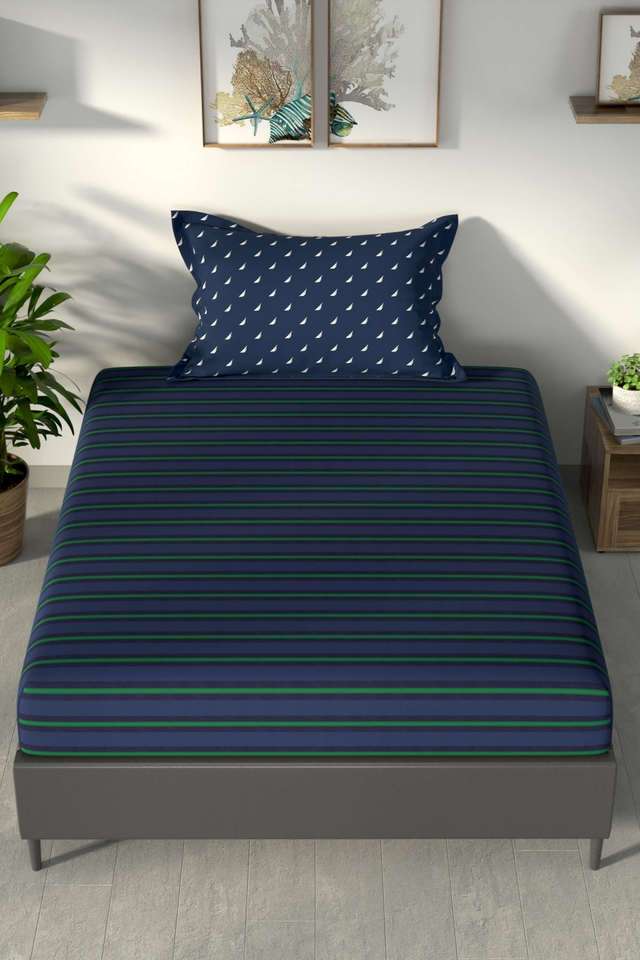 Pacific-Coast-100--Premium-Cotton-Single-Bedsheet-With-1-Pillow-Cover