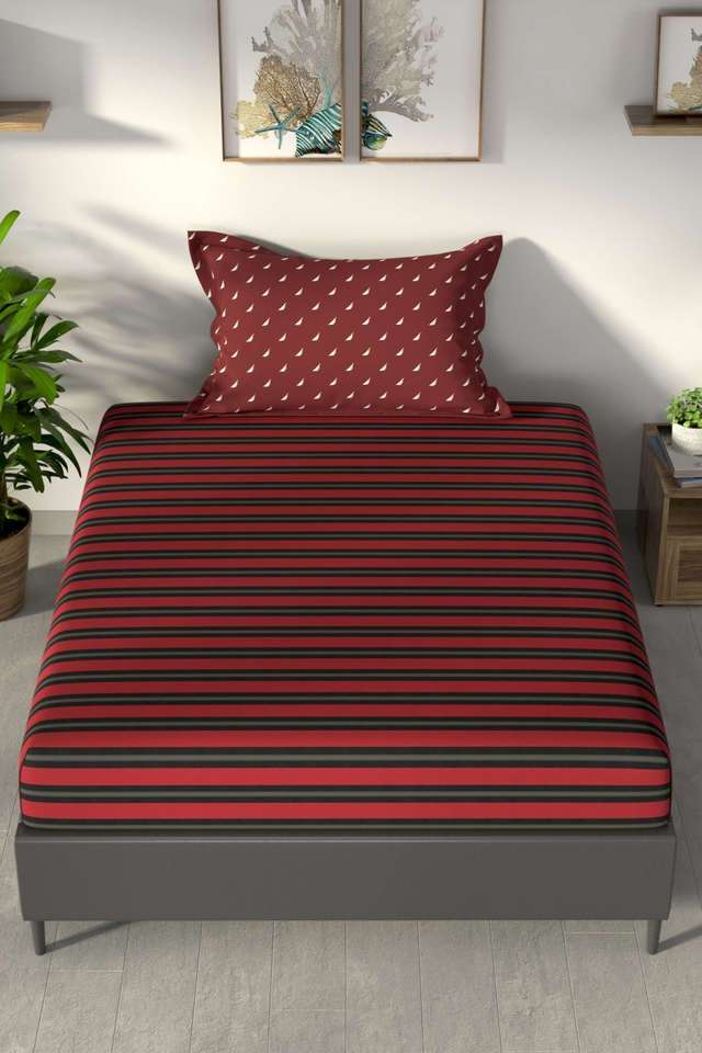 Pacific-Coast-100--Premium-Cotton-Single-Bedsheet-With-1-Pillow-Cover