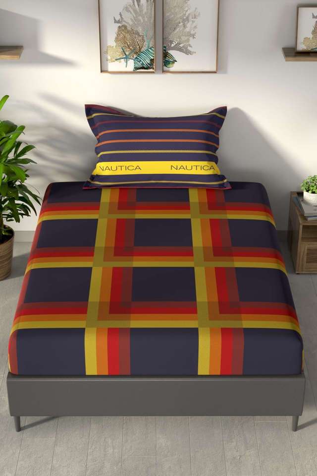 Pacific-Coast-100--Premium-Cotton-Single-Bedsheet-With-1-Pillow-Cover