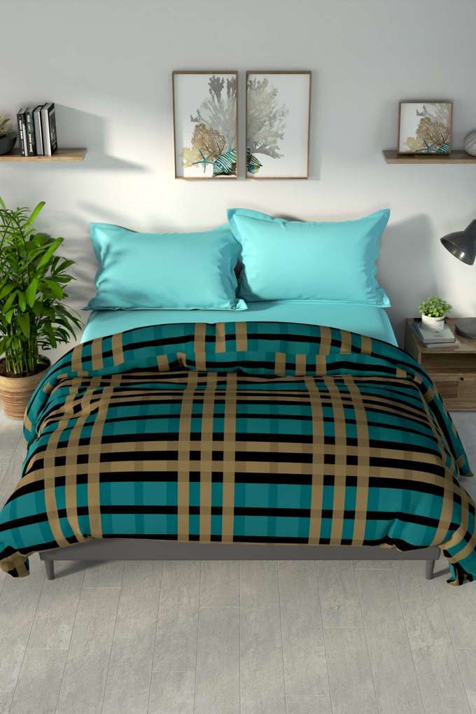 Pacific-Coast-100--Premium-Cotton-Fabric-Double-Size-Comforter-For-All-Weather