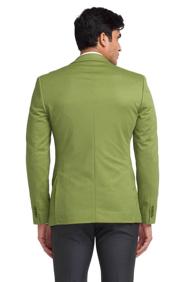 Structured-Polyester-Blend-Slim-Fit-Men-s-Casual-Blazer