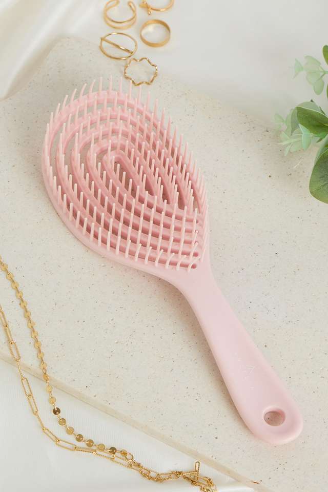 新品未使用さえらベルパーチフリフリのフリル付きピンク円形クッション約45cm Buy Arcelia Pink 3D Hair Brush - Pink | Shoppers Stop