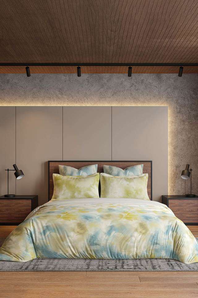 400-TC-Cotton-Floral-King-Double-Bedsheet-with-2-Pillow-Covers