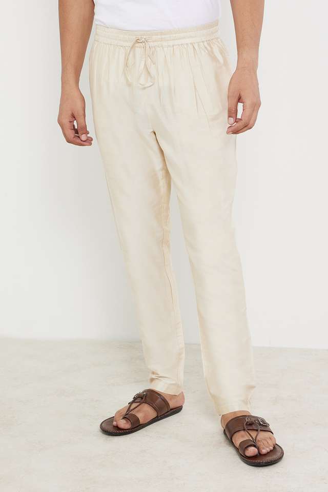 Solid-Polyester-Viscose-Slim-Fit-Men-s-Festive-Wear-Pyjamas