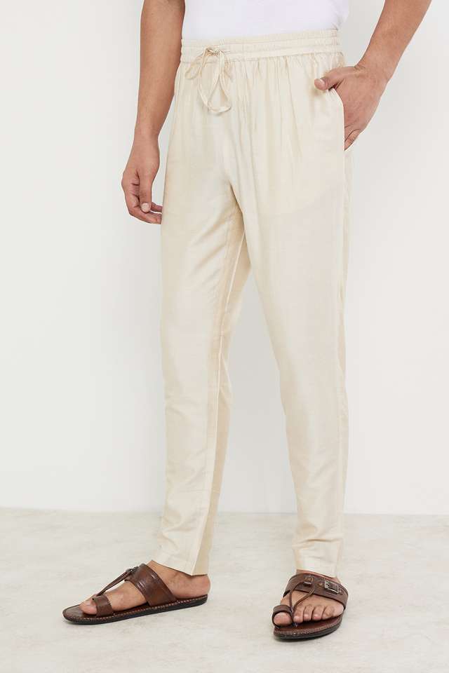 Solid-Polyester-Viscose-Slim-Fit-Men-s-Festive-Wear-Pyjamas