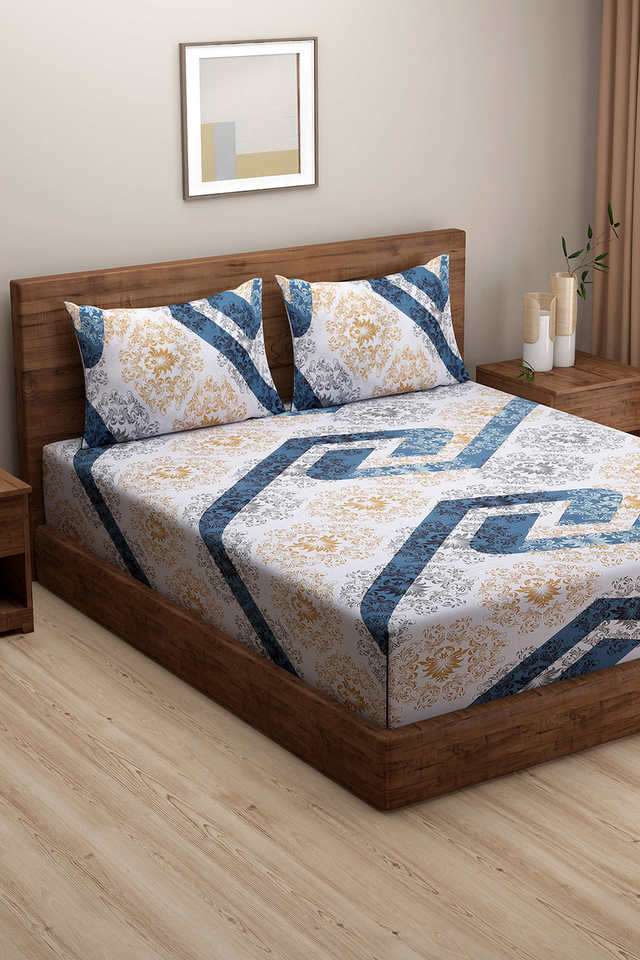 Prakriti-180-TC-Poly-Cotton-Floral-Super-King-Double-Bedsheet-Pack-of-3