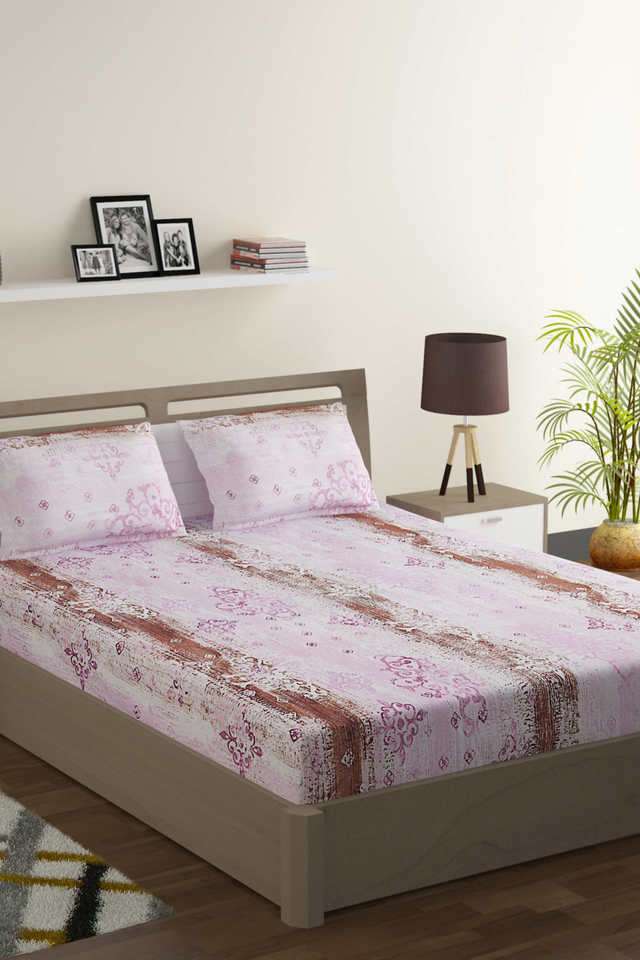 Precious-Pearl-300-TC-Cotton-Floral-Super-King-Double-Bedsheet-Pack-of-3