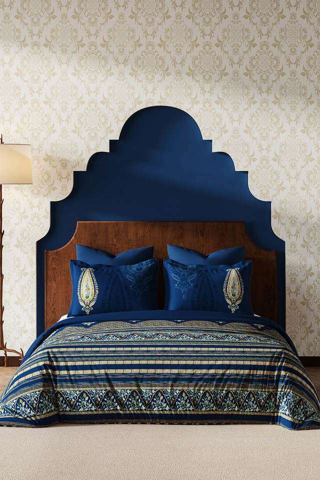 180-TC-Cotton-Classic-King-Double-Bedsheet-with-2-Pillow-Covers