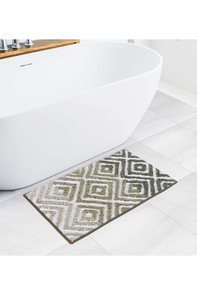 Quick-Dry-Anti-Skid-Bath-Mat -Olive
