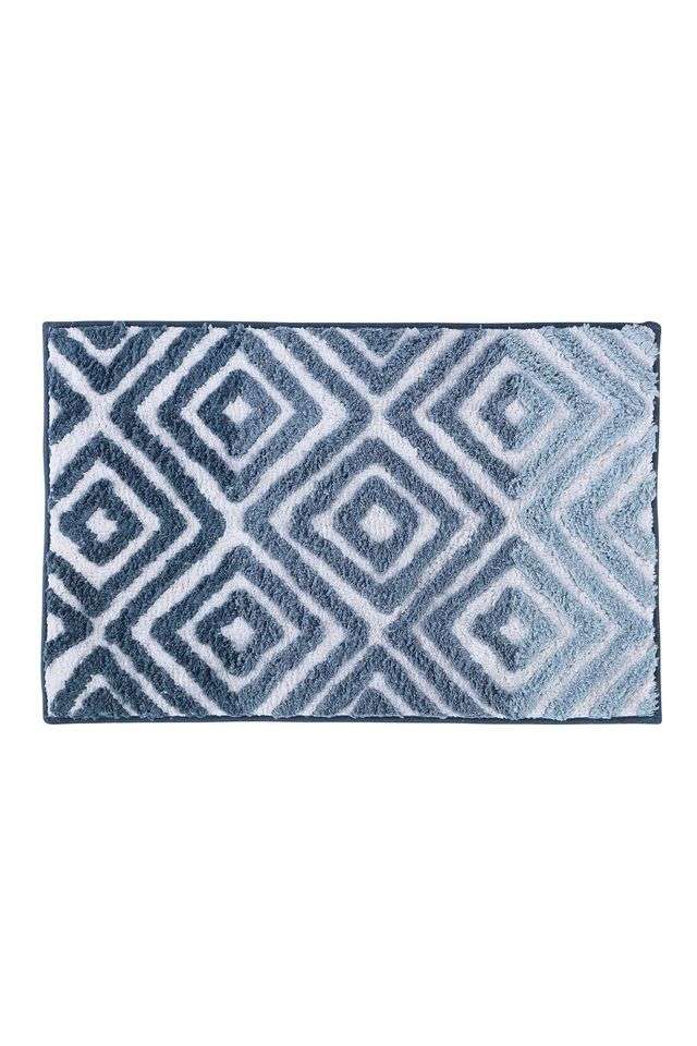 Quick-Dry-Anti-Skid-Bath-Mat -Blue