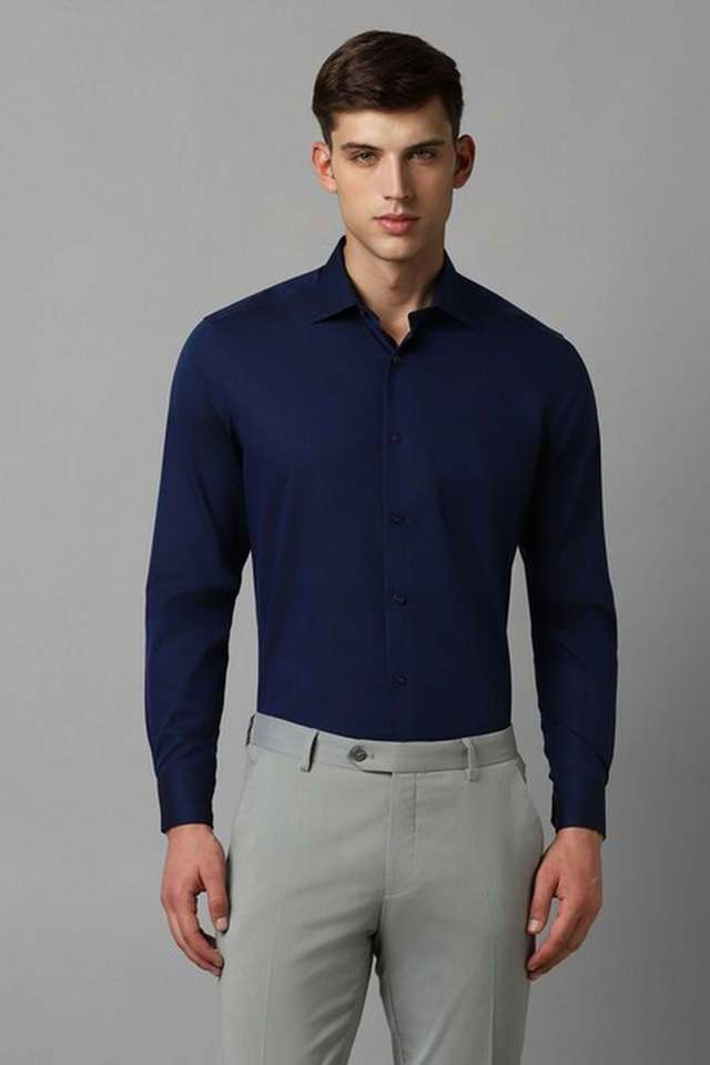 Solid-Cotton-Regular-Fit-Men-s-Formal-Shirt