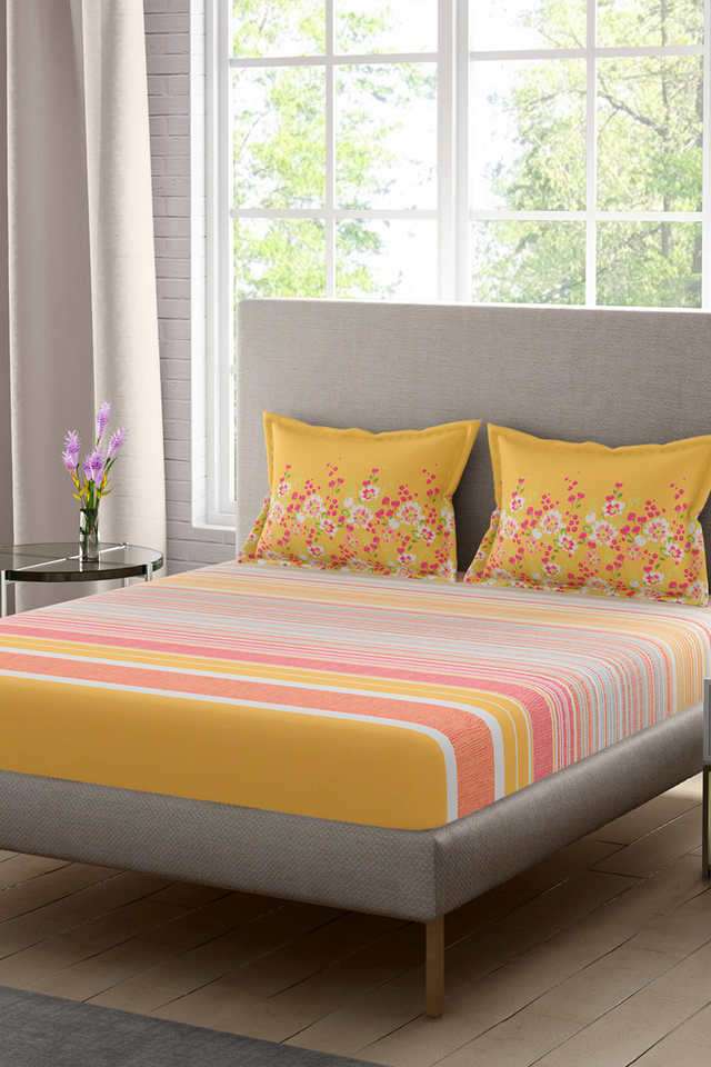 Printed-Super-King-Size-Bedsheet