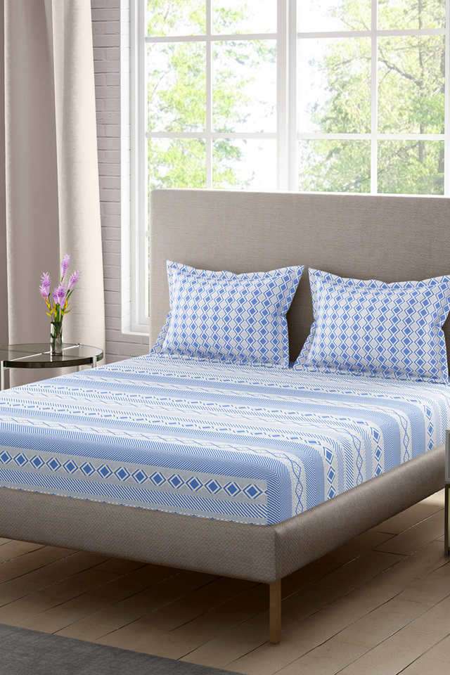 Printed-Super-King-Size-Bedsheet