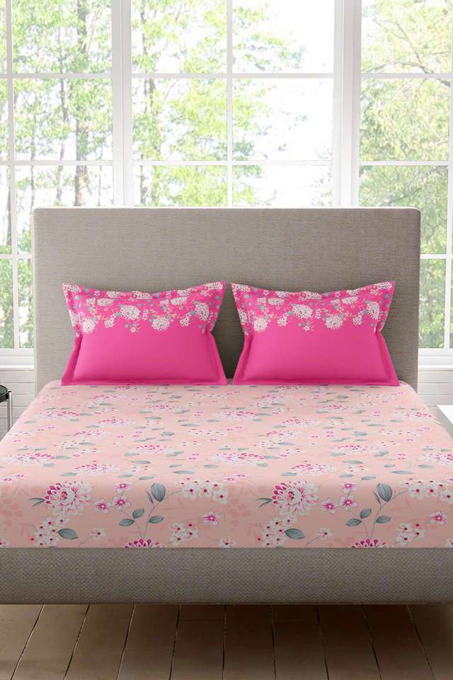 Cotton-Double-Bedsheet-with-2-Pillow-Covers