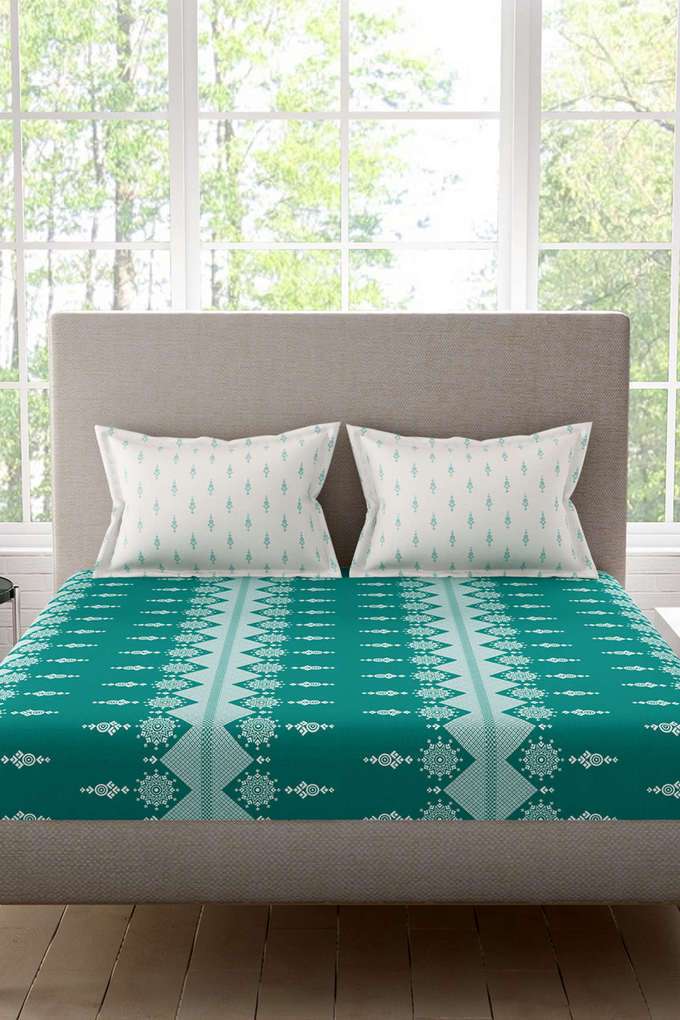 Cotton-Double-Bedsheet-with-2-Pillow-Covers