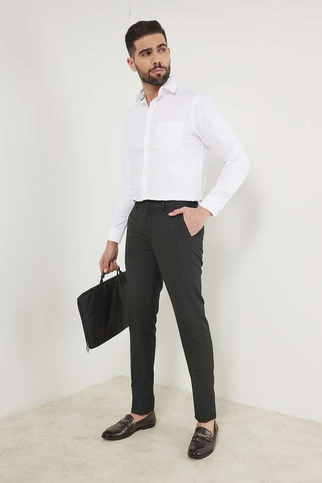 Dobby-Cotton-Slim-Fit-Men-s-Work-Wear-Shirt