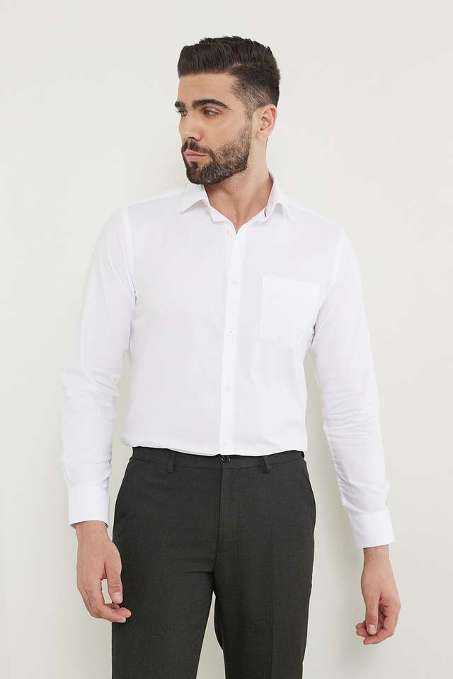 Dobby-Cotton-Slim-Fit-Men-s-Work-Wear-Shirt