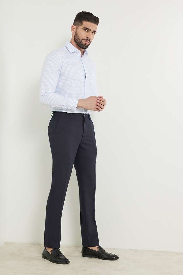 Checks-Cotton-Slim-Fit-Men-s-Work-Wear-Shirt