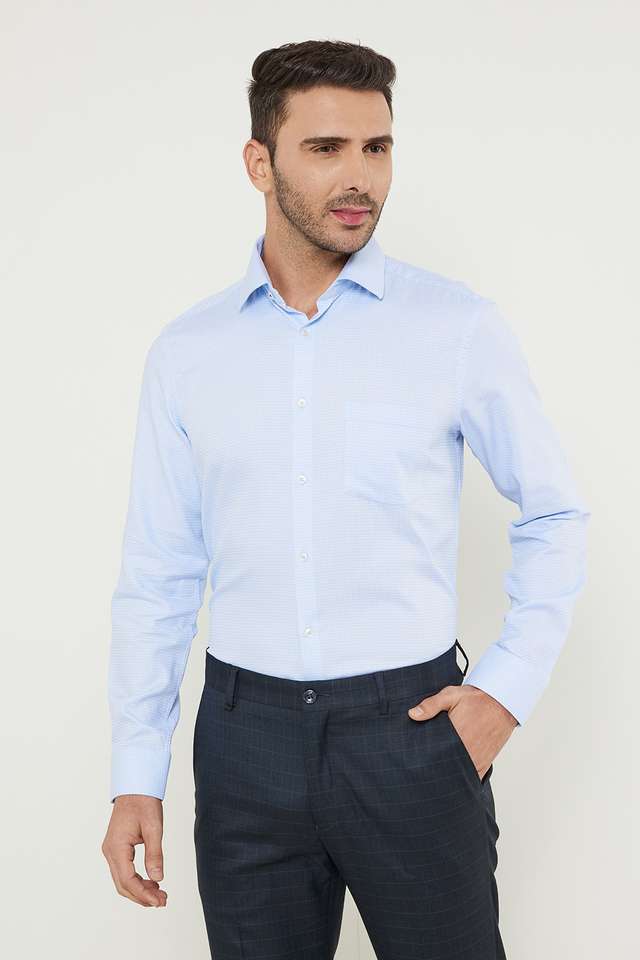 Solid-Cotton-Slim-Fit-Men-s-Work-Wear-Shirt