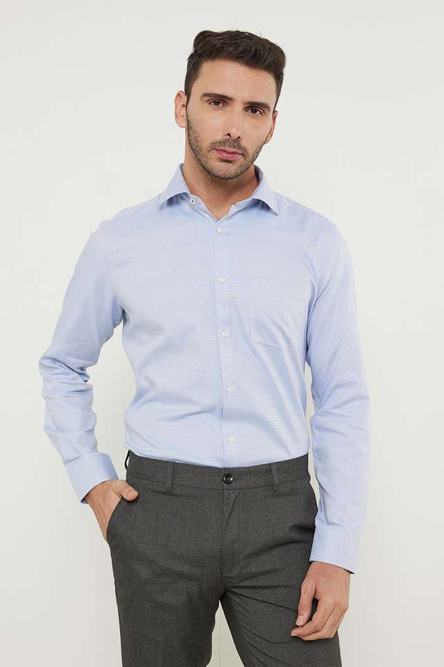 Solid-Cotton-Slim-Fit-Men-s-Work-Wear-Shirt
