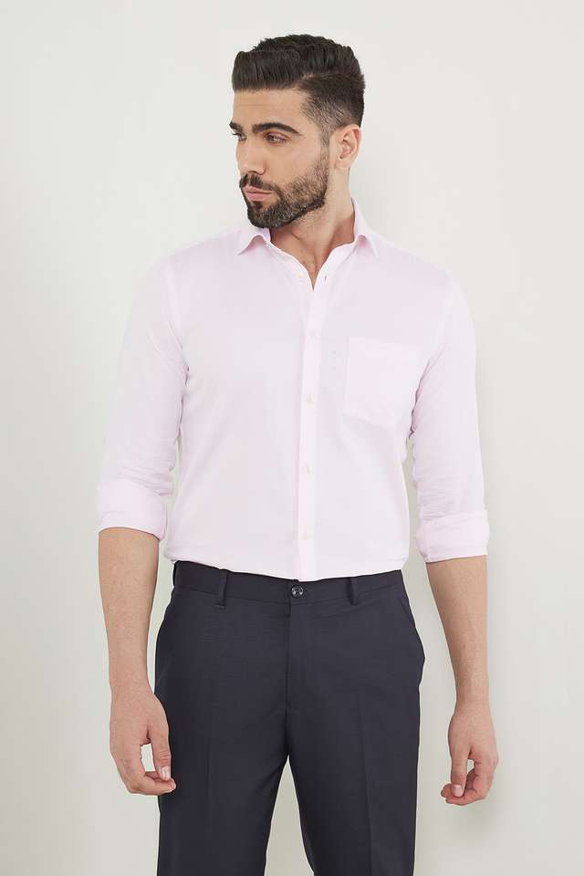 Dobby-Cotton-Slim-Fit-Men-s-Work-Wear-Shirt