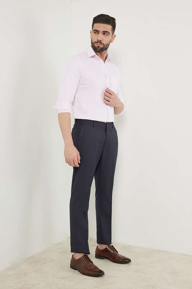 Dobby-Cotton-Slim-Fit-Men-s-Work-Wear-Shirt