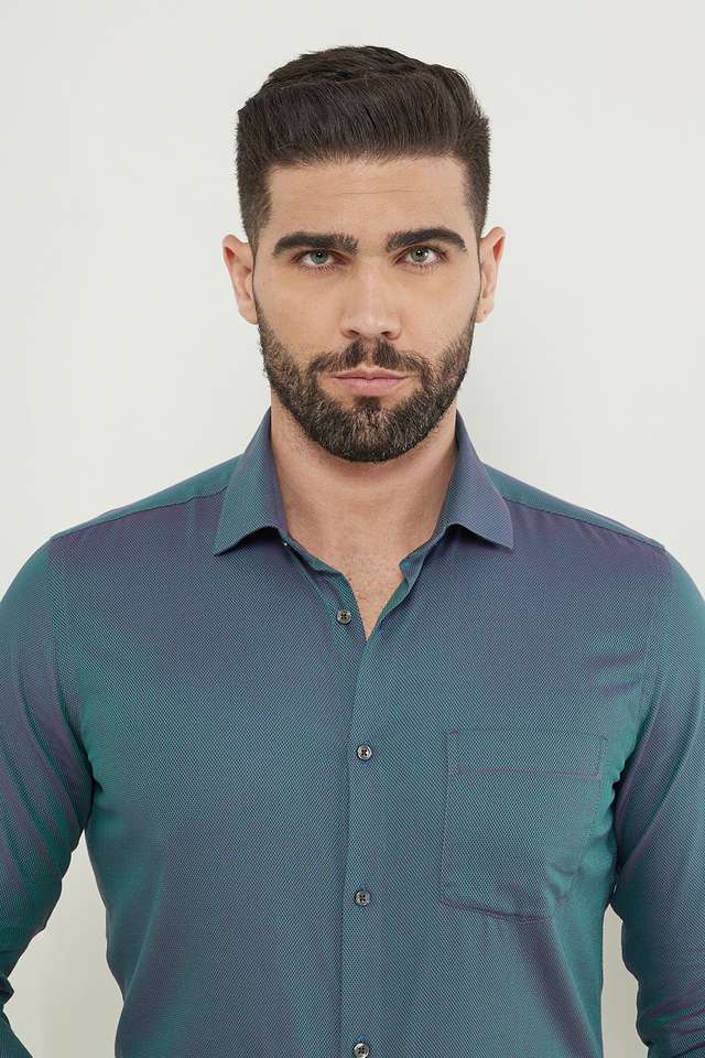 Dobby-Cotton-Slim-Fit-Men-s-Work-Wear-Shirt