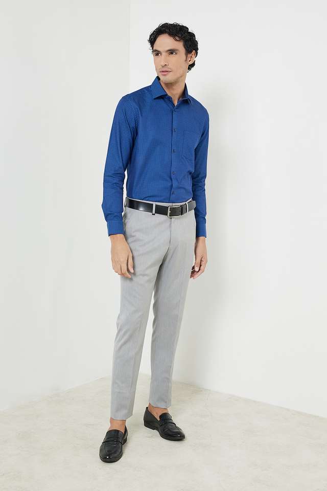 Dobby-Cotton-Slim-Fit-Men-s-Work-Wear-Shirt
