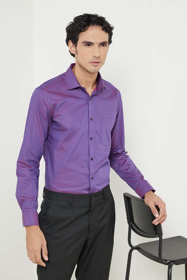 Solid-Cotton-Slim-Fit-Men-s-Work-Wear-Shirt