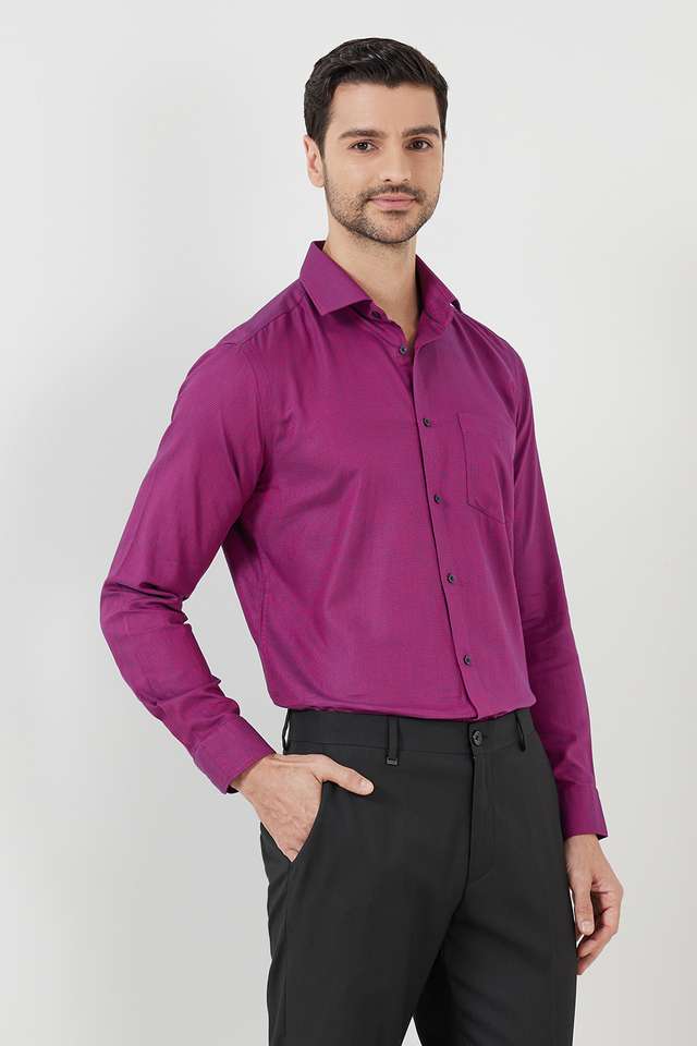 Dobby-Cotton-Slim-Fit-Men-s-Work-Wear-Shirt