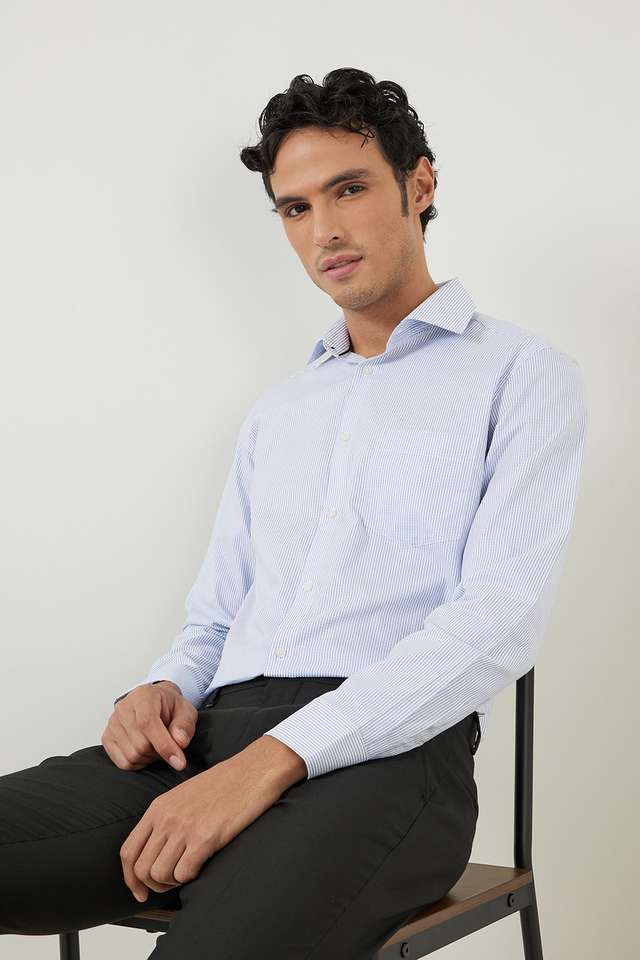 Stripes-Cotton-Slim-Fit-Men-s-Work-Wear-Shirt